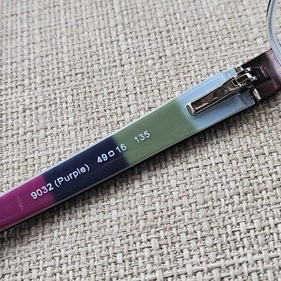 Coach Bettie Ladies Eyeglasses/Glasses Frame Purple Half Rim Eye Wear HC5004 - Picture 9 of 12